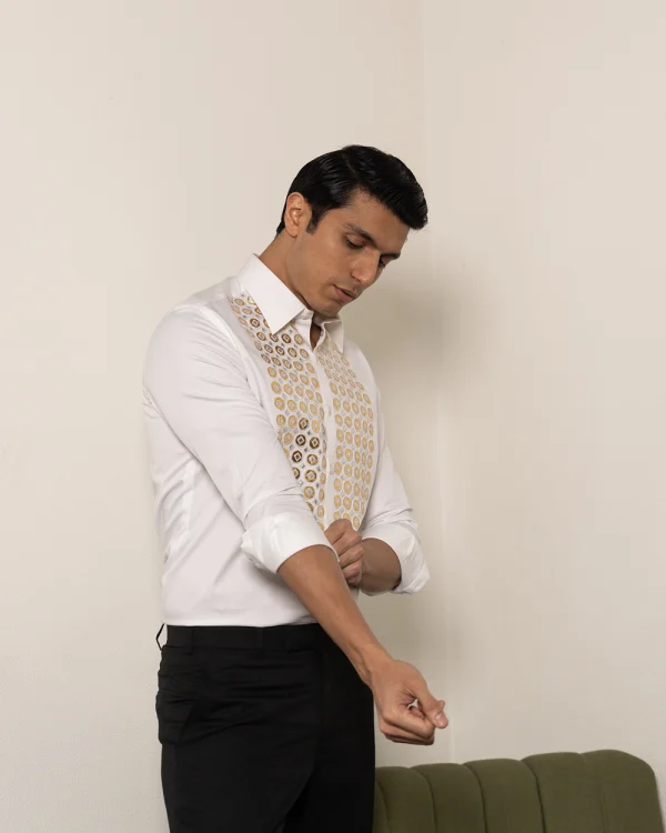 GOLD FOIL SHIRT - Image 3